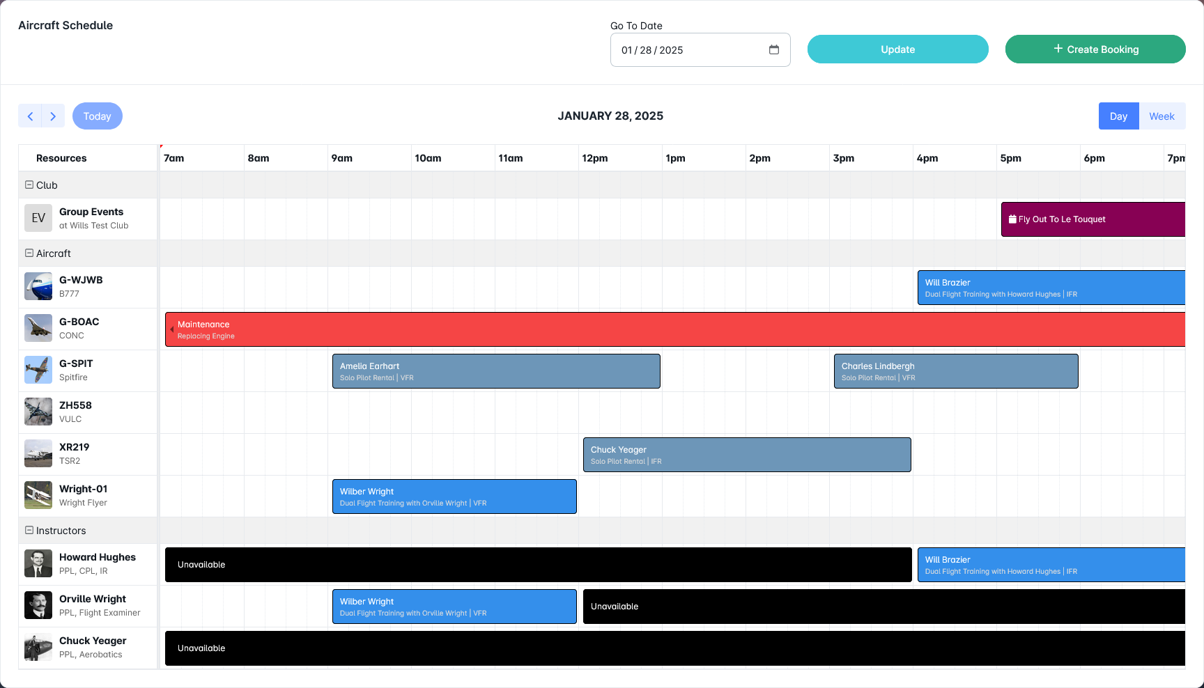 Plogbook Schedule